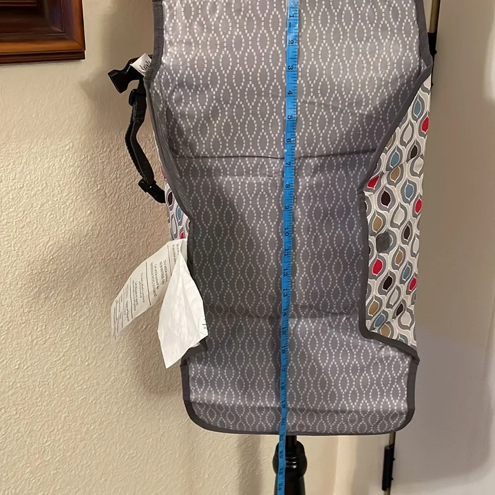Skip Hop Pronto Baby Changing Station Red Black White Hearts Travel- never used